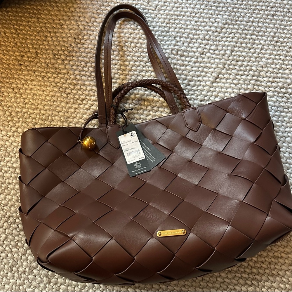 NWT Rebecca Minkoff Frankie Woven Tote